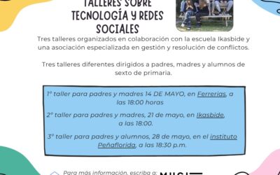 TALLERES SOBRE LA TECNOLOGIA Y LAS REDES SOCIALES